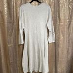 Torrid Light Gray Mini Sweater Cross Front Skater Dress 18/20 2X Photo 1