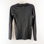 Lululemon  Swiftly Tech Long Sleeve Crew Neck Tee Shirt Top Black 8 Photo 4