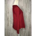 Miss Me  Women's Red Lace Tunic Top Size Small‎ Long Sleeve Casual Photo 2