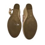 Vionic Shoes Women 8 Tan Coraline Wedge Slingback Espadrille Sandal Chevron Photo 7