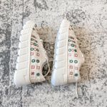 Free People Catch Me If You White Mirror Combo Crochet Sneakers Photo 8