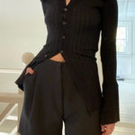 TOTEME Totéme Lluc Bermuda Short in Black Size S Retail $385 Photo 0