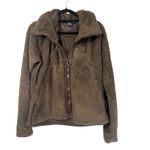 Kuhl Women's Brown Fleece Sherpa Zip Up Hoodie Jacket XL Thumbholes Outdoor Photo 1