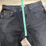 AGOLDE NWT  Riley High Rise Straight Crop Jeans Women's Black Size 32 Photo 5