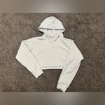 Lululemon  All Yours Cropped Hoodie Size 6 Ocean Air Photo 1