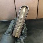 Gucci GG Web Canvas Interlinked G’s Soho Brown Leather Trim Continental Wallet Photo 2