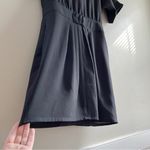 Ganni Fabulous Dress Dolman Sleeves & Pockets in Black, Size Medium Photo 7
