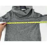 Anthropologie  Sweater Sz M Cowlneck Ribbbed Oversized Grey Paloma Balloon Sleeve Photo 9