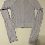 Lululemon Purple Long Sleeve Crop Top Photo 1