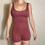Set Active  Sportbody Maroon Activewear Shortysuit Size Small Photo 2