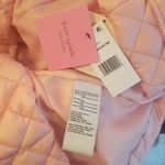 Kate Spade ππ Button Down Diamond Quilted Coat ~ Medium Pink XL NWT Photo 14