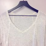 Melrose and Market Long Sleeve Raw Seam Tee Size S NWT Photo 4