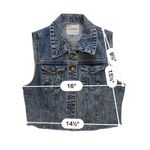 Life in Progress  Sleeveless Cropped JEAN JACKET S Photo 2