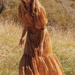 Daughters of India Zuri Wrap Dress in Autumn NEW Brown Size XS Photo 7