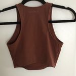 Lounge  Apparel Crop Top – Brown | Size XS Photo 2