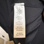 Athleta  Black Athletic Tennis Dress XLT Racerback Built-in Bra White Trim Photo 3