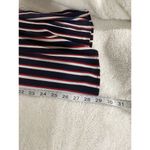 Monteau LA Wide Leg Size XL Jumpsuit Dark Navy Color with White & Red Stripes Photo 9