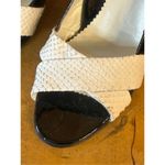 Taryn Rose  Peep Toe Black Patent Leather High Heel Women's Shoes EU 38 US 7.5-8 Photo 9