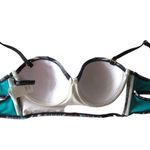 Kenneth Cole Bikini Top Bathing Suit Adj Straps Colorful Beach Summer Sz Small 4 Photo 2