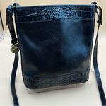 Brahmin A Very Cute Rare Vintage Black Leather Crossbody Handbag Photo 2