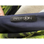 PaperMoon  Maxi Dress, PTP 16"(S) Palm Leaf‎ Design resortwear boho y2k Photo 3