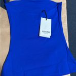 Aritzia Royal Blue Strapless Top Photo 4