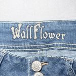 Wallflower Women's Blue Distressed Jean Shorts Size undefined Photo 2
