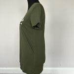 Source Unknown "Golf" Olive Graphic V-Neck T-Shirt Sz SM Photo 2