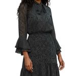 Donna Karan  Black Label Black and White Long Sleeve Dress Size 00 Photo 0