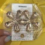 EXPRESS ✨HP✨Large Metal Flower Earrings✨ Photo 1