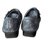 Alegria  DEN 735 Mary Jane Comfort Shoes Womens Size 37 Metallic Silver Leather Photo 4