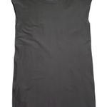 Eileen Fisher Crepe Sleeveless Side Zip Dress Size Medium Gray Taupe Lagenlook Photo 0