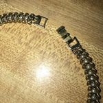 Petite pearl braided gold chain link choker Photo 5