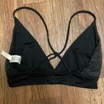 UO Womens Black Sparkle Crop Tank Top M Medium Bust 34” New Festival Photo 4