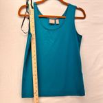 Chico's Womens Tank Top Size Small Or 0 Basic Travel Beach Stretch Knit Comfy Photo 6