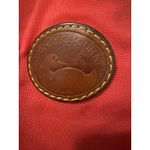 Dooney & Bourke Nylon Tobi Tote Leather Handles DB Pink Brown Photo 5