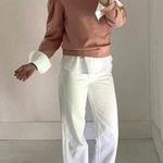 A.L.C. Rayna Puff Sleeve Sweatshirt in Baby Pink Size S Retail $195 Photo 3