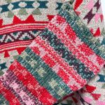 Aeropostale  Geometric Design Sweater With Reverse Knit Long Sleeves Size Large Photo 4