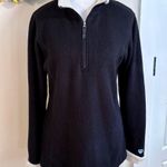 Kuhl Alfpaca Quarter Zip Fleece Outdoor Pullover in Black and Tan Womens M💛 Photo 9