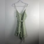 Selfie Leslie  SHERI EMBELLISHED CHIFFON DRESS OLIVE size large Photo 3