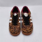 Steve Madden Benett Womens Sneakers Sz 7M Leopard Print Lace Up Low Top Gum Sole Photo 2