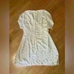 Love, Whit by Whitney Porter White Ditsy Floral Dress Size L Photo 6