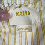 Anthropologie  Maeve Yellow White Striped‎ Clotille Off The Shoulder Top Photo 2