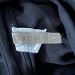 XCVI  Black Lagenlook Asymmetrical Full Zip Size Small Longer Length Jacket. Photo 3