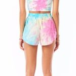 Mags & Pye NWOT  from LF Cloud Pastel Multicolored Tie Dye Relaxed Boxer Shorts Photo 1