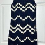 House of Harlow 1960 Crochet Lined Dress * Cream and Navy * Size: Small Photo 0