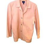 Eileen Fisher petal pink cotton/ spandex blazer/. Unlined. Size Medium. Photo 2