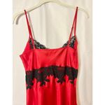 Vintage Y2K Intimissimi Silk and Lace Slip Dress in Red and Black sz. M Size M Photo 5