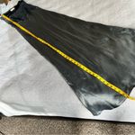 Maurice's Vintage  Black Velvet Metallic Gray Prom Dress 3 4 Goth 90s Empire Waist Photo 8