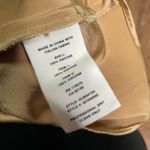 Helmut Lang ‎ Women's Metallic Ruched Satin Top Gold Medium Photo 7